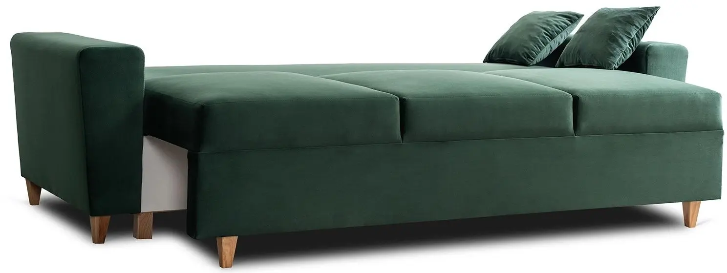 Диван Mebel Elite Emil Velluto 10 (Green/Natural Oak) - 6