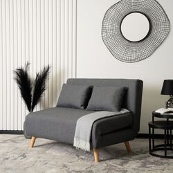 Canapea Mebel Elite Marry 2 (Grey/Natural Oak) Thumb