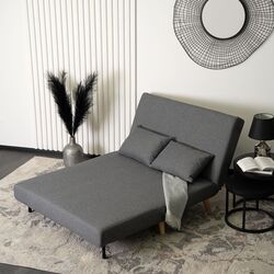 Canapea Mebel Elite Marry 2 (Grey/Natural Oak) Thumb