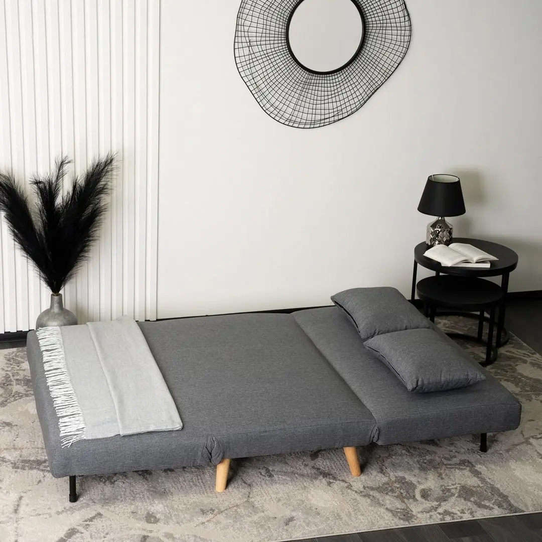 Canapea Mebel Elite Marry 2 (Grey/Natural Oak) - 2