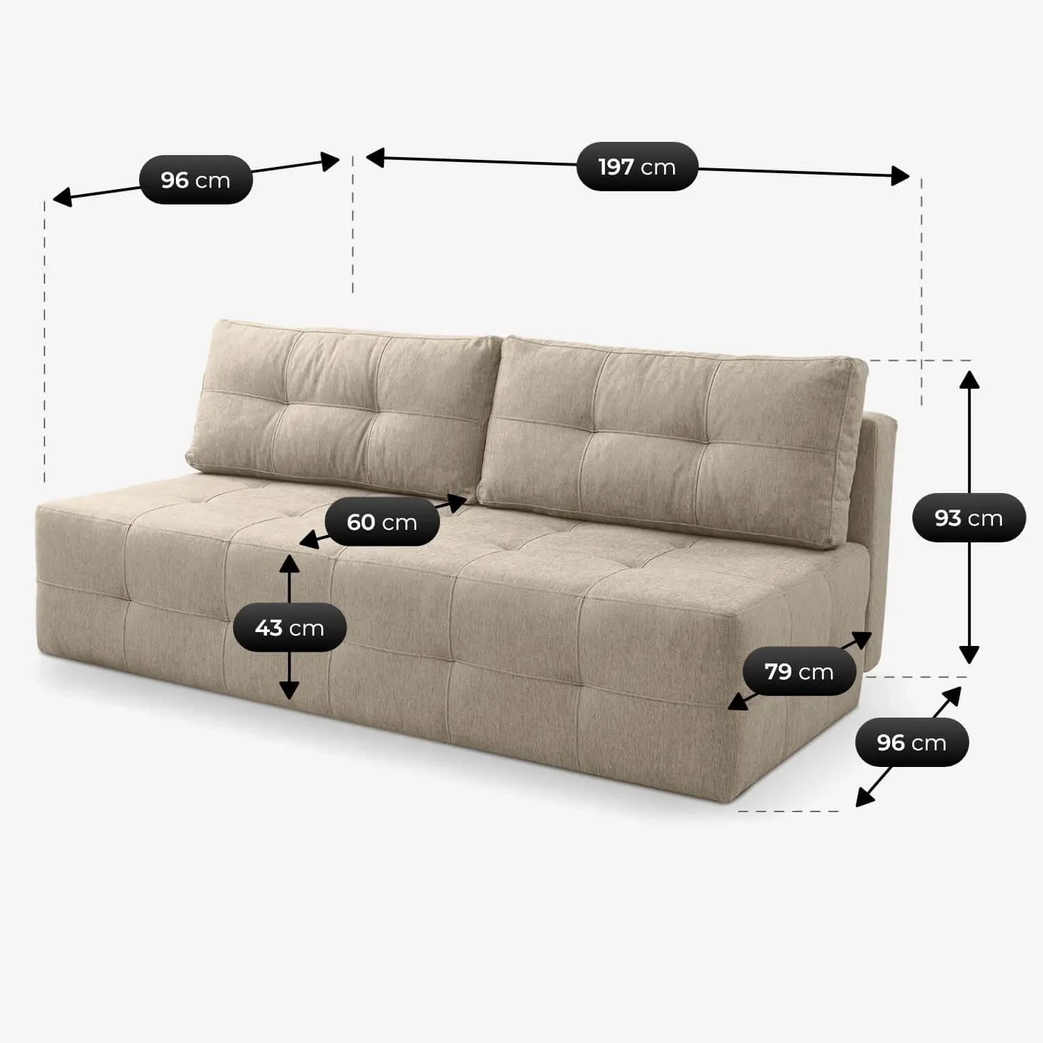 Диван Mebel Elite Morana (Beige) - 7