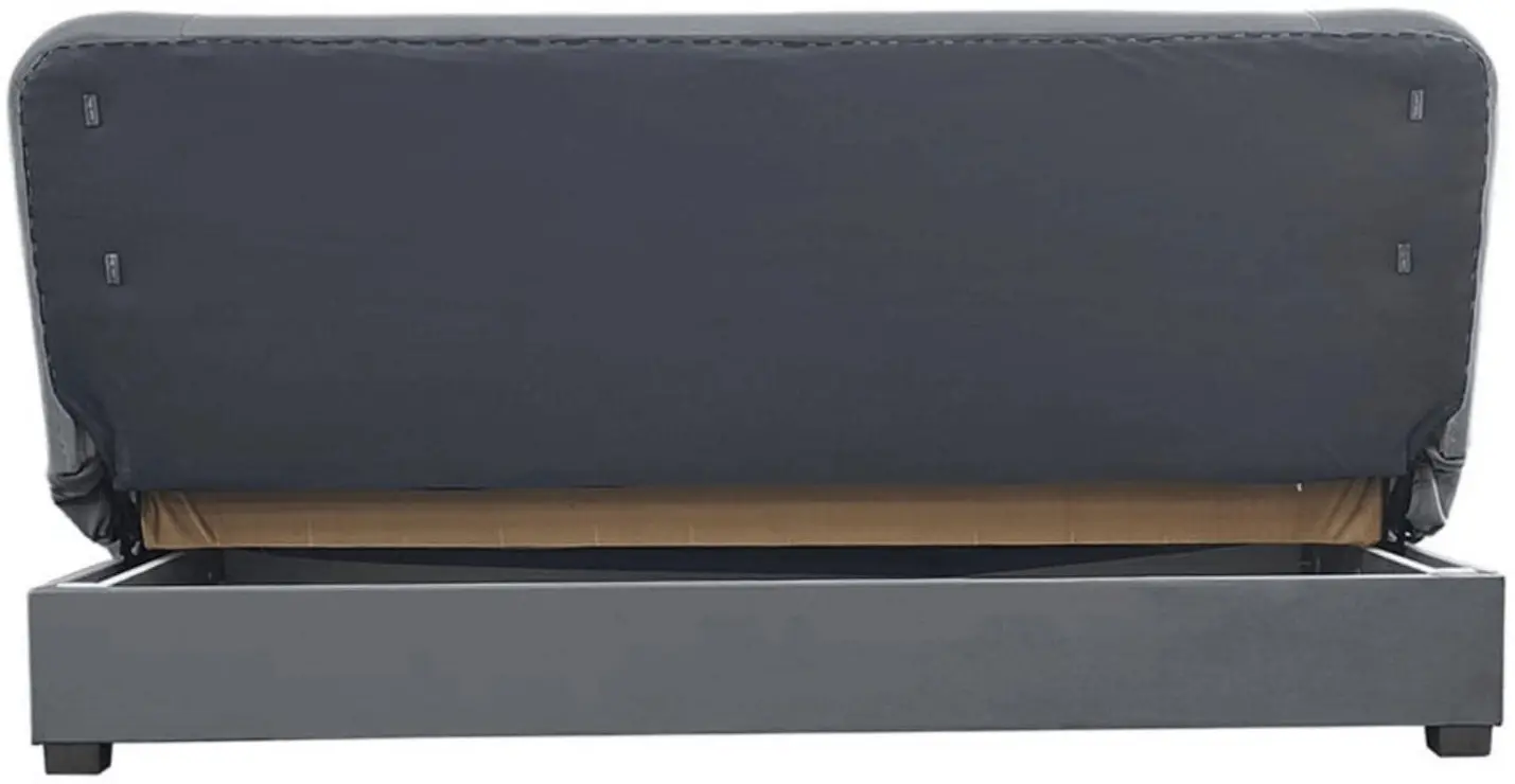 Canapea Mebel Elite Piano Velvet (Grey) - 7