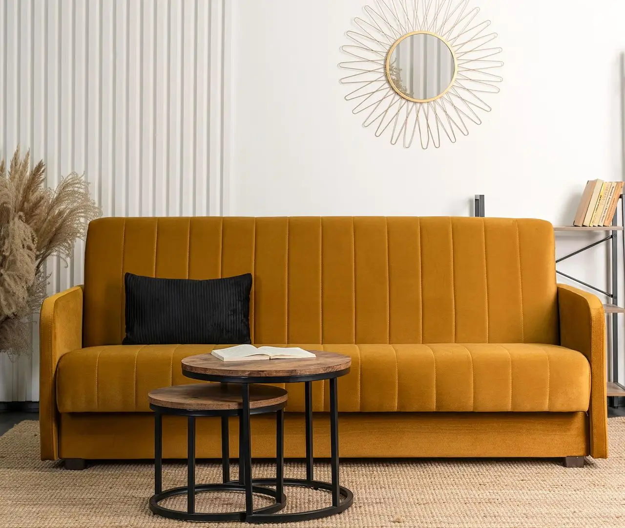 Canapea Mebel Elite Porto Kronos 01 (Dark Mustard)