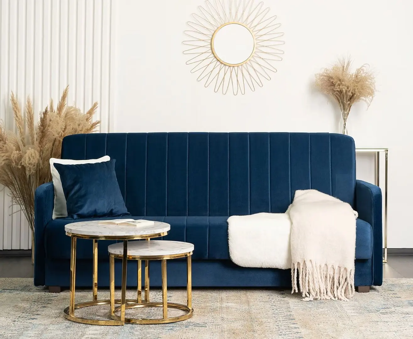 Canapea Mebel Elite Porto Kronos 09 (Dark Blue)