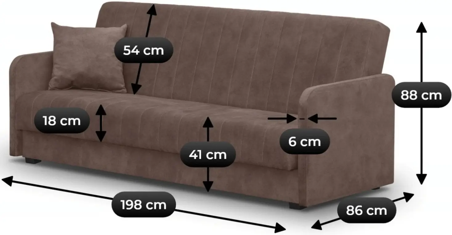 Диван Mebel Elite Porto Sally 03 (Brown) - 8