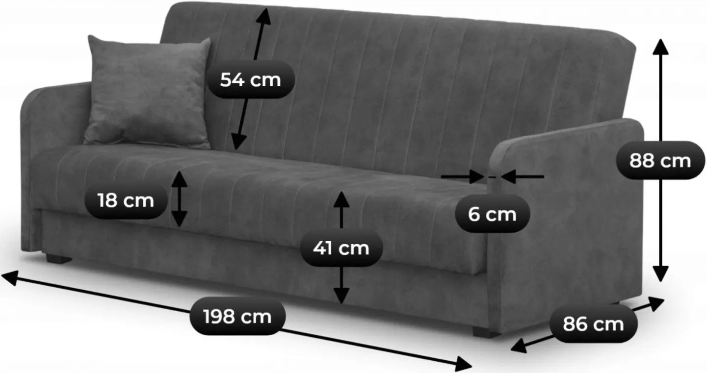 Диван Mebel Elite Porto Sally 09 (Grey) - 8