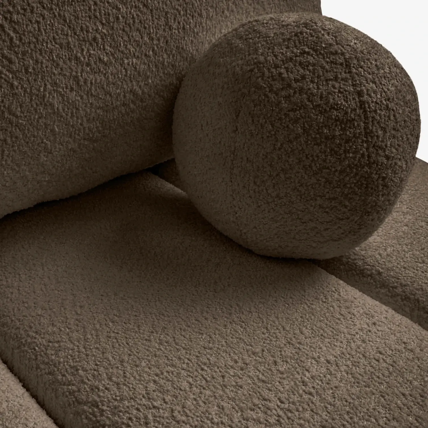 Диван Mebel Elite Saria Boucle (Brown) - 5