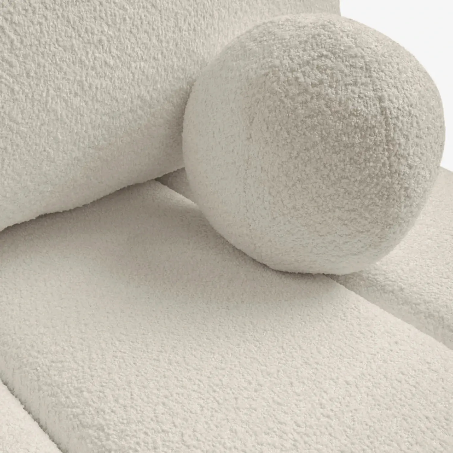 Диван Mebel Elite Saria Boucle (Cream) - 5