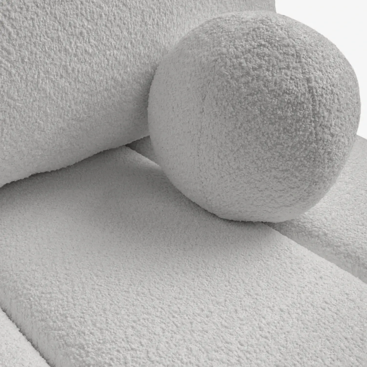 Диван Mebel Elite Saria Boucle (Grey) - 5