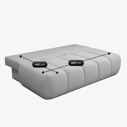 Диван Mebel Elite Saria Boucle (Grey) Thumb