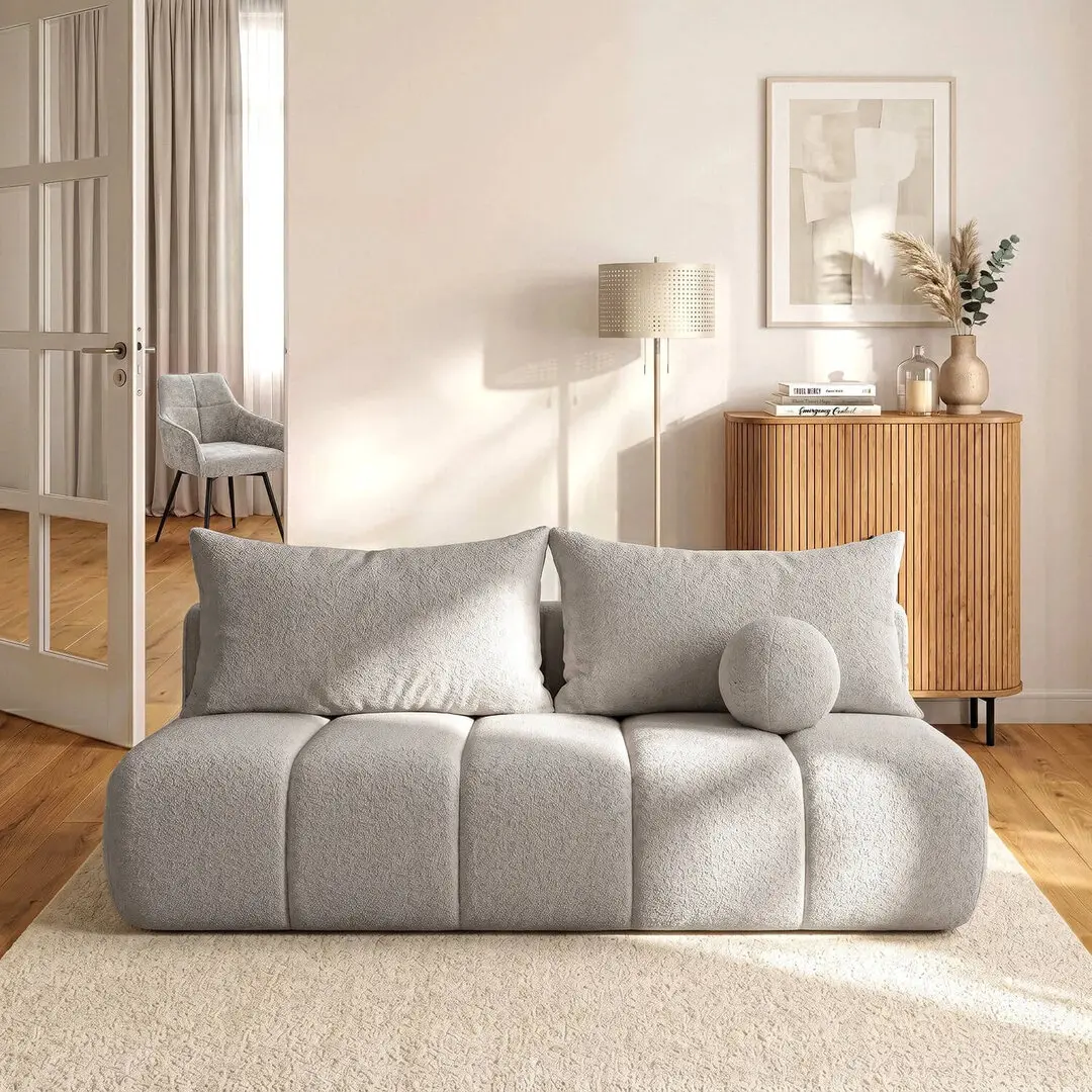 Диван Mebel Elite Saria Boucle (Grey)