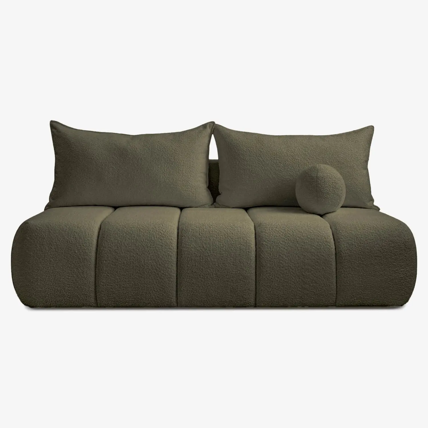 Диван Mebel Elite Saria Boucle (Olive) - 2