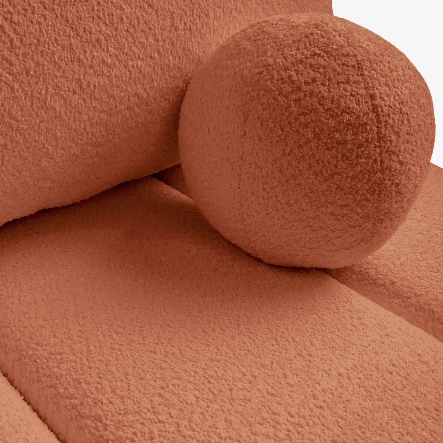 Диван Mebel Elite Saria Boucle (Terracotta) - 5
