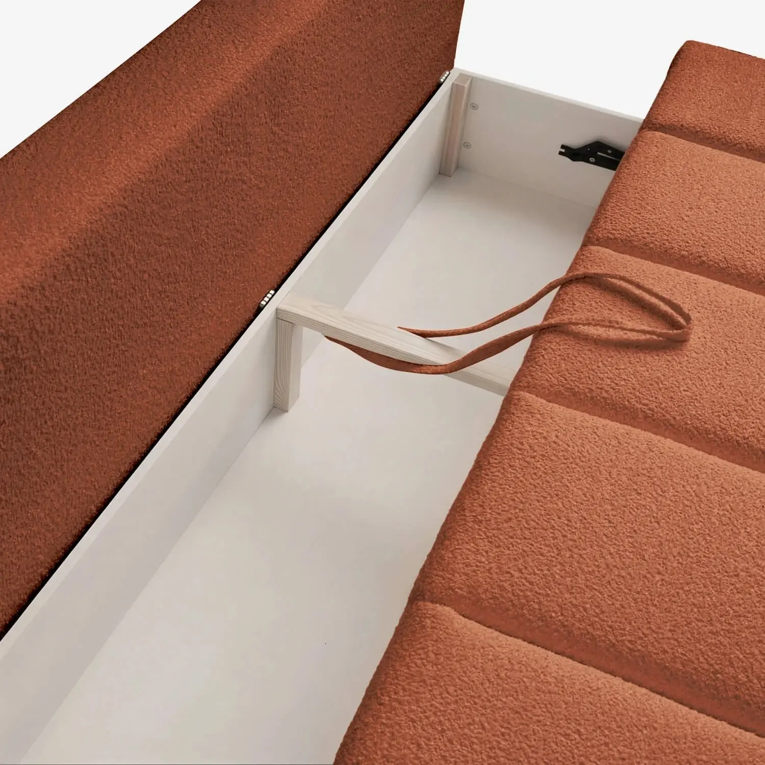 Диван Mebel Elite Saria Boucle (Terracotta) - 6