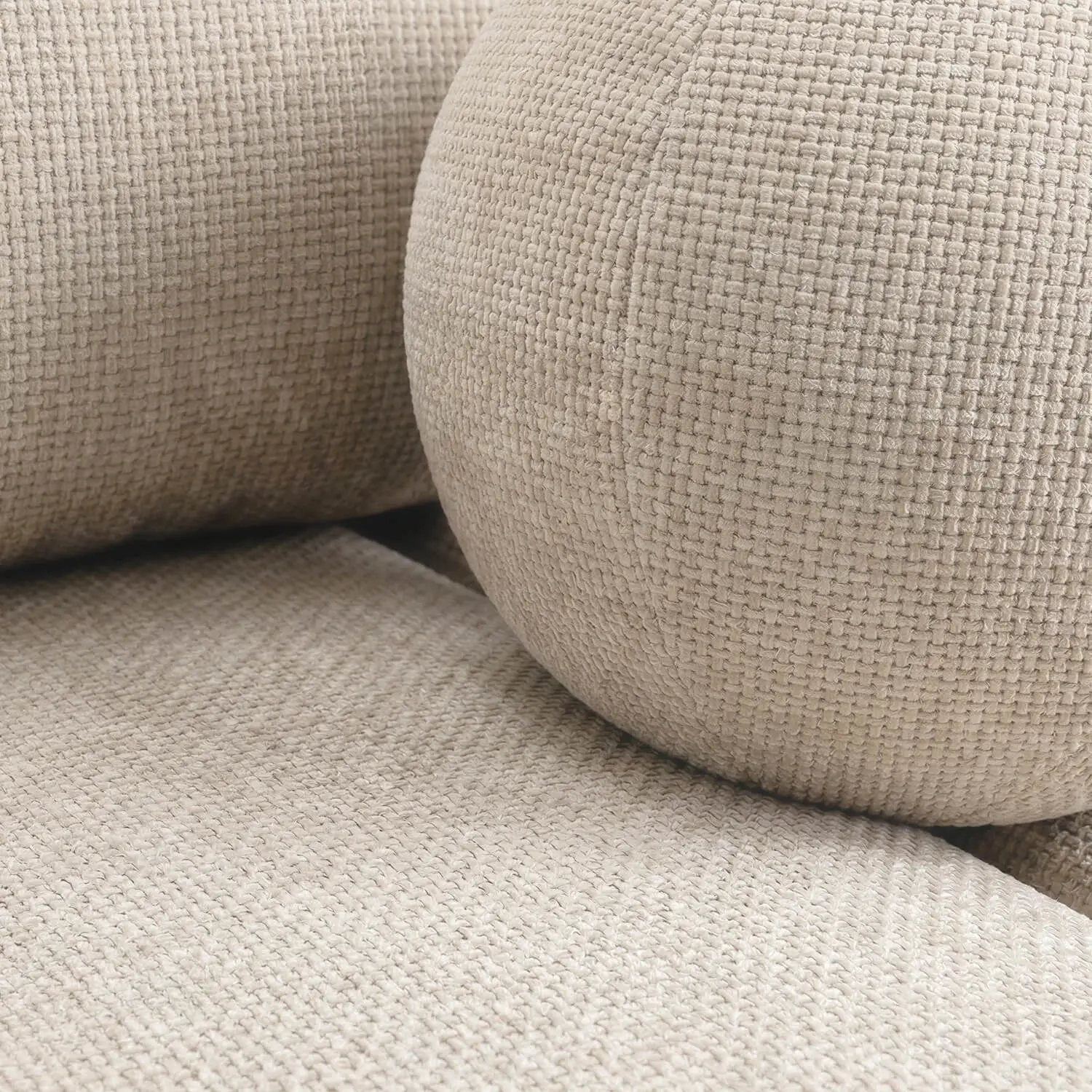 Canapea Mebel Elite Saria Chenille (Cream) - 5