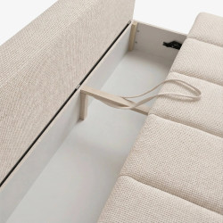 Canapea Mebel Elite Saria Chenille (Cream) Thumb