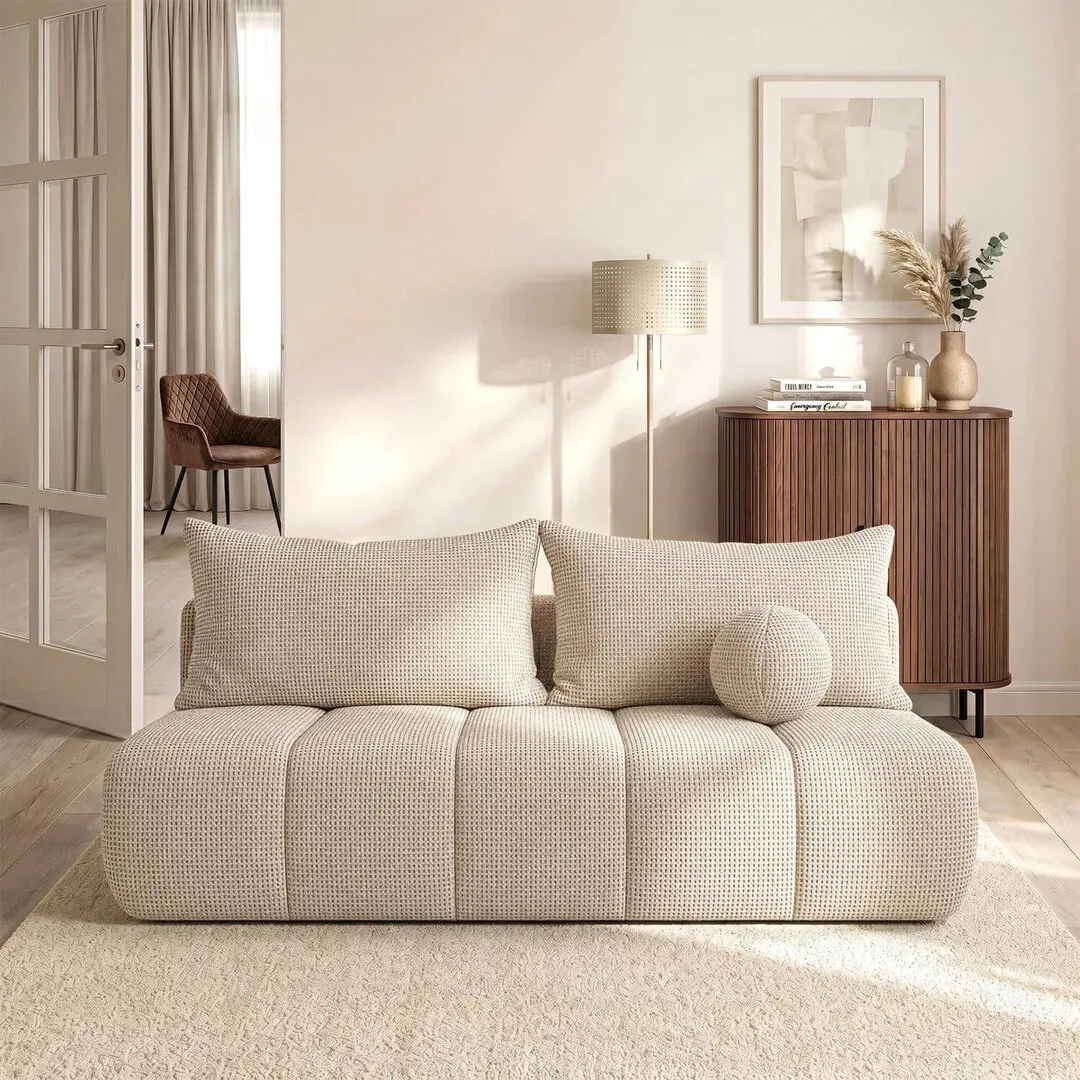 Canapea Mebel Elite Saria Chenille (Cream)