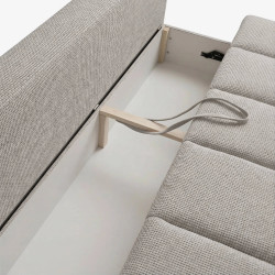 Canapea Mebel Elite Saria Chenille (Light Grey) Thumb