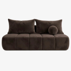 Диван Mebel Elite Saria Velour (Brown) Thumb