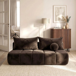 Диван Mebel Elite Saria Velour (Brown)