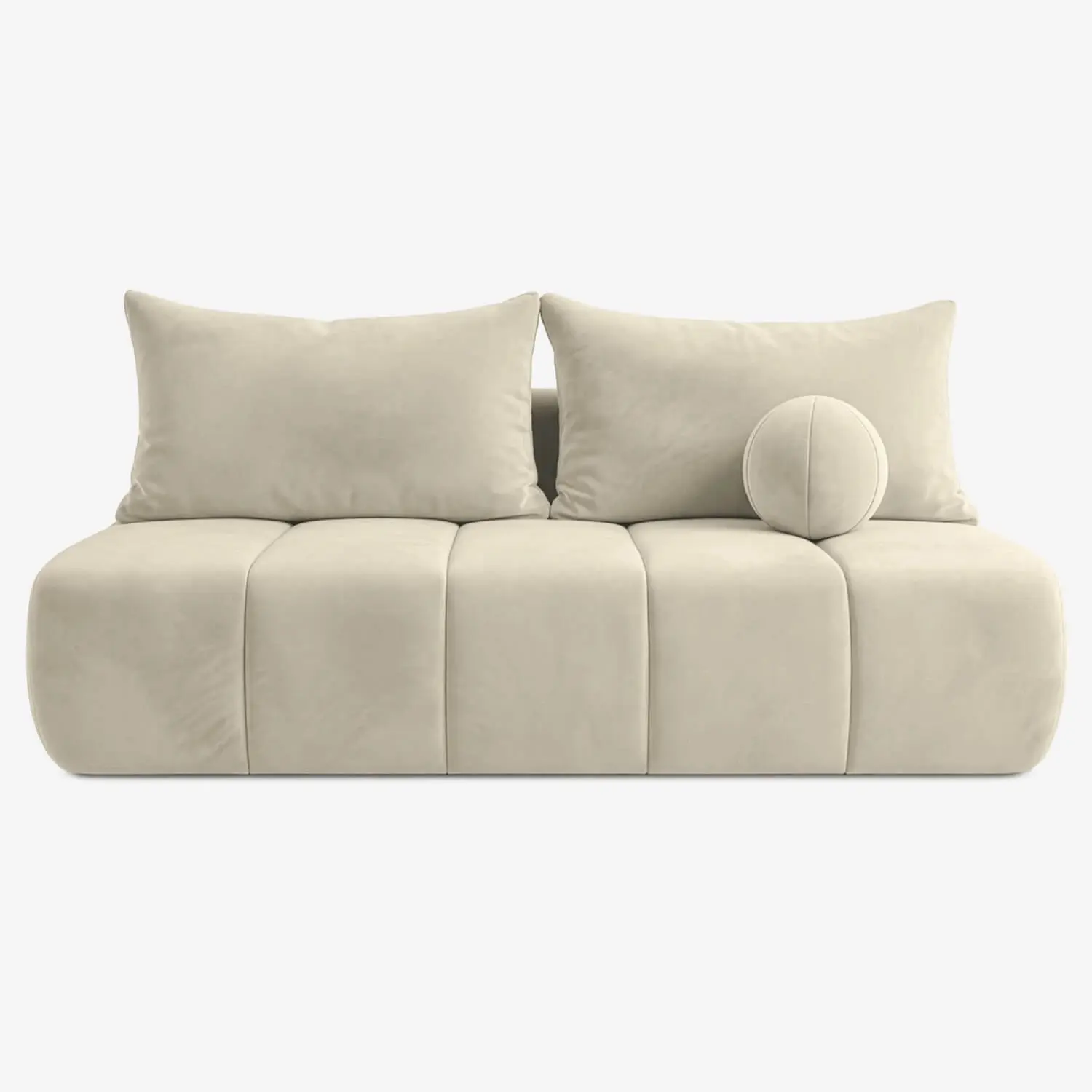 Canapea Mebel Elite Saria Velour (Cream) - 2