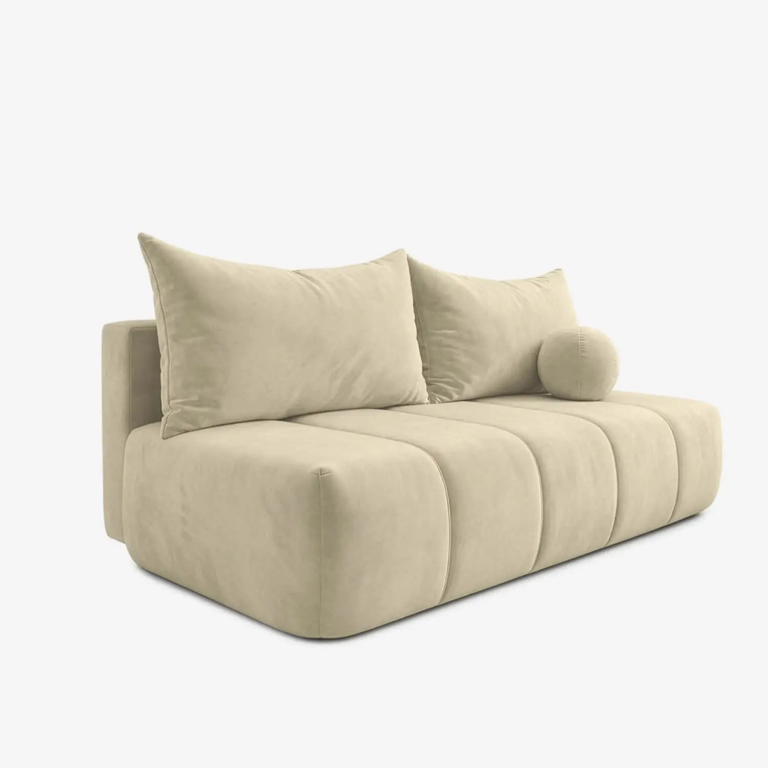 Canapea Mebel Elite Saria Velour (Cream) - 3