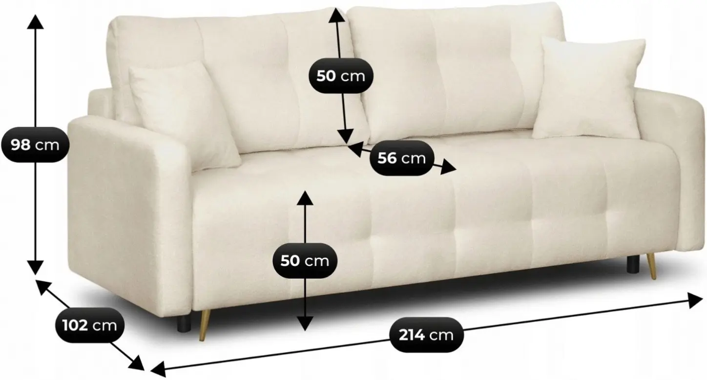 Диван Mebel Elite Seul Quelle 02 (Beige) - 7