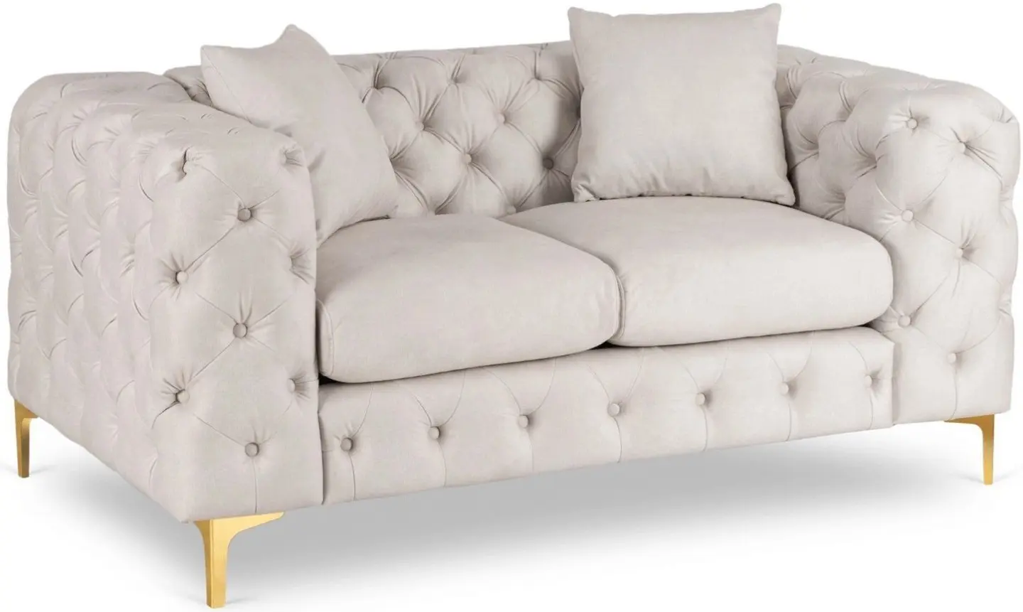 Диван Mebel Elite Sorrento 2S (Cream/Gold) - 2