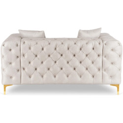 Диван Mebel Elite Sorrento 2S (Cream/Gold) Thumb