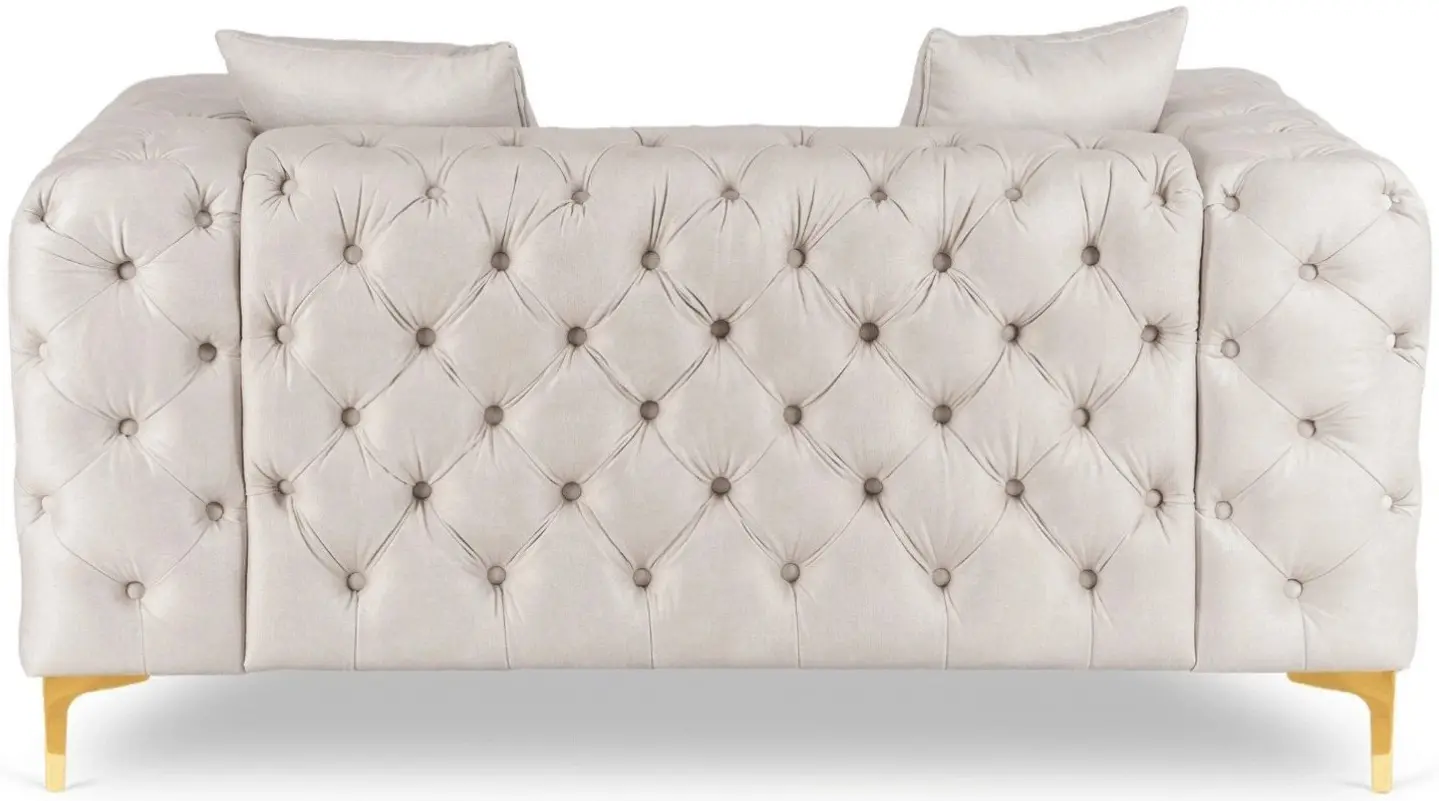 Диван Mebel Elite Sorrento 2S (Cream/Gold) - 4