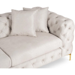 Диван Mebel Elite Sorrento 2S (Cream/Gold) Thumb
