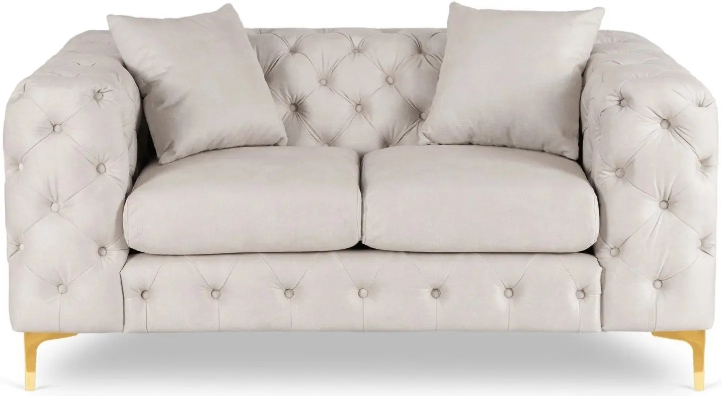 Диван Mebel Elite Sorrento 2S (Cream/Gold) - 8