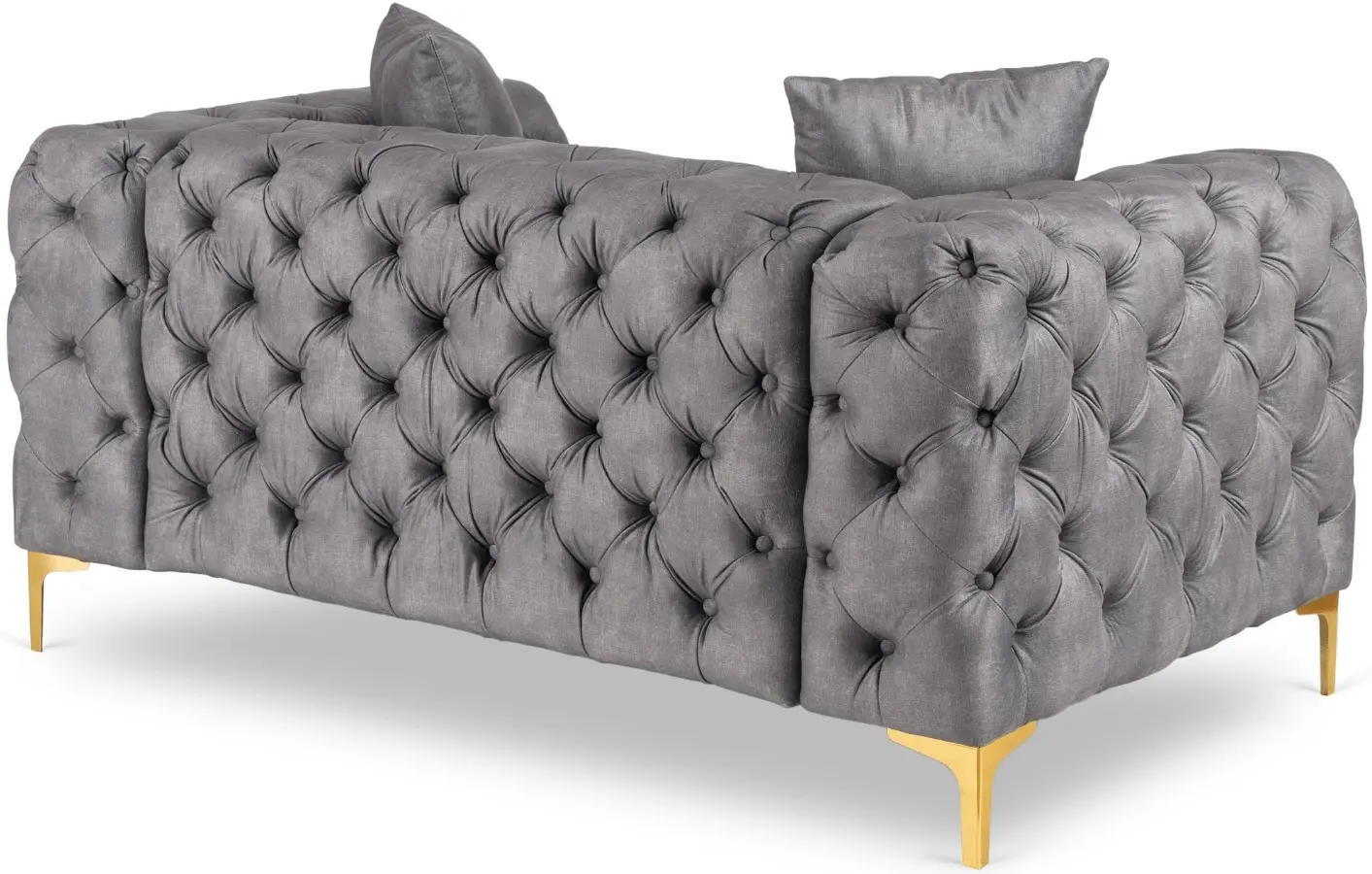 Диван Mebel Elite Sorrento 2S (Grey/Gold) - 4