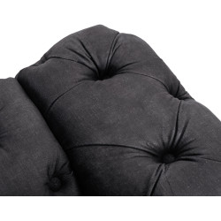 Диван Mebel Elite Sorrento 3S (Black/Gold) Thumb