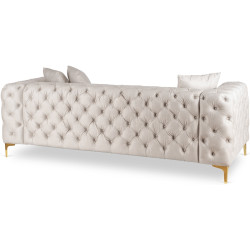 Диван Mebel Elite Sorrento 3S (Cream/Gold) Thumb