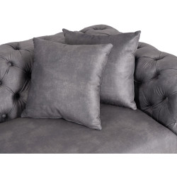 Диван Mebel Elite Sorrento 3S (Grey/Gold) Thumb
