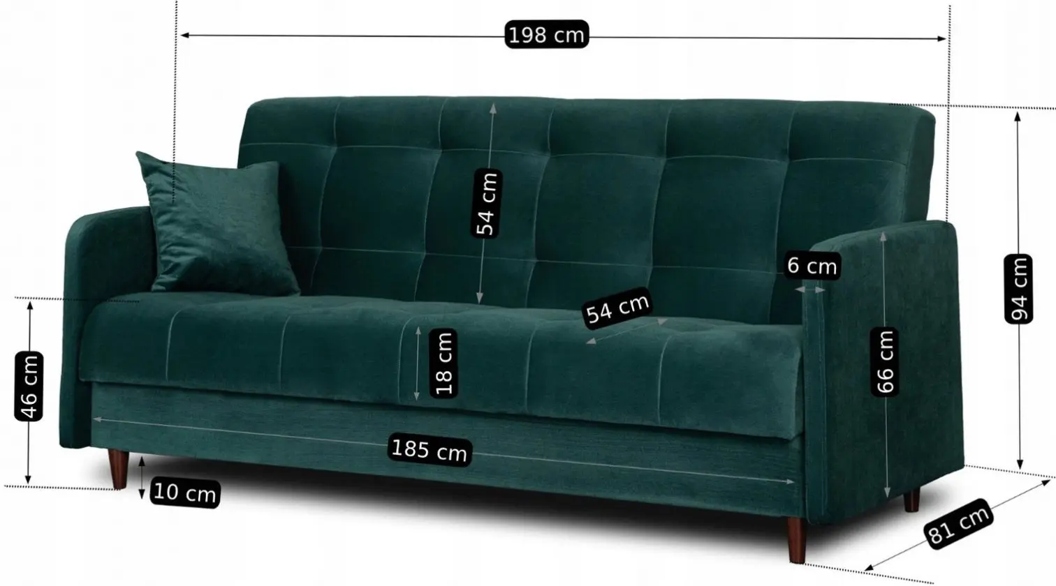 Диван Mebel Elite Tivoli (Green) - 6