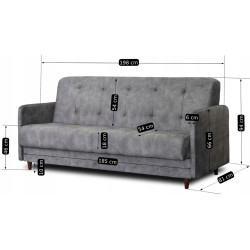Диван Mebel Elite Tivoli (Grey) Thumb
