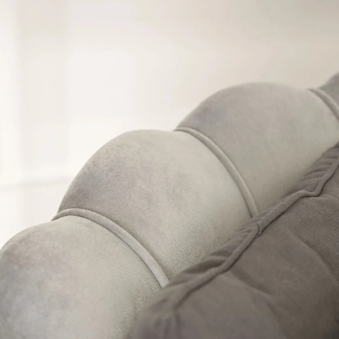 Диван Mebel Elite Zendaya (Grey/Gold)