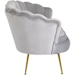 Диван Mebel Elite Zendaya (Grey/Gold) Thumb