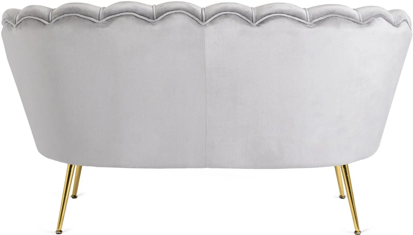 Диван Mebel Elite Zendaya (Grey/Gold)