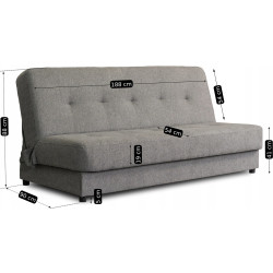Комплект диванов 2шт Mebel Elite Aruba Polaris 19 (Grey) Thumb