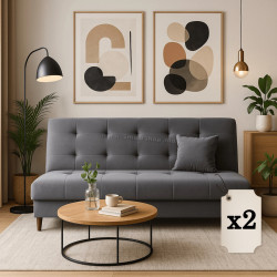 Set de canapele 2buc Mebel Elite Lima Paros 6 (Grey)