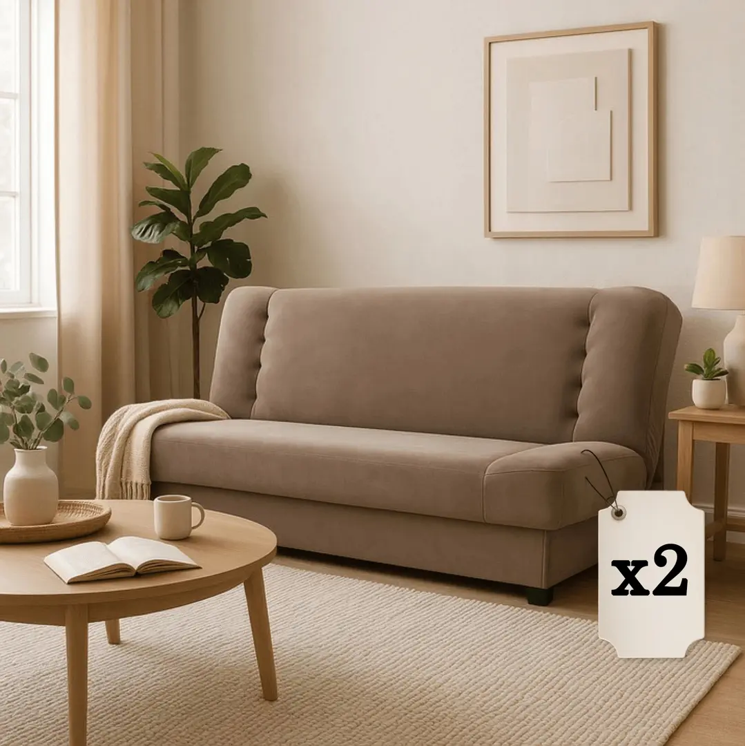 Комплект диванов 2шт Mebel Elite Piano Paros 6 (Beige)