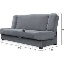 Комплект диванов 2шт Mebel Elite Piano Paros 6 (Grey) Thumb