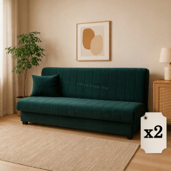Комплект диванов 2шт Mebel Elite Sigma Kronos 19 (Green)