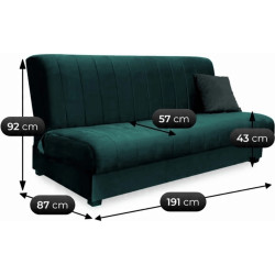 Комплект диванов 2шт Mebel Elite Sigma Kronos 19 (Green) Thumb
