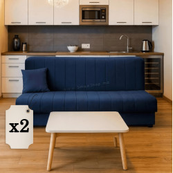 Комплект диванов 2шт Mebel Elite Sigma Kronos 9 (Dark Blue)
