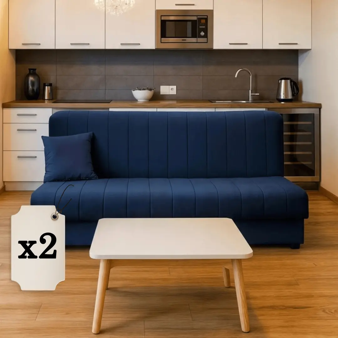 Комплект диванов 2шт Mebel Elite Sigma Kronos 9 (Dark Blue)