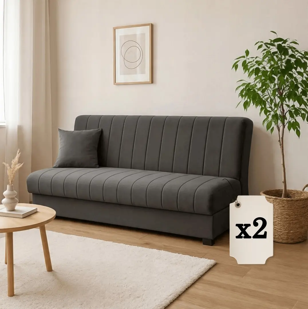 Комплект диванов 2шт Mebel Elite Sigma Paros 6 (Grey)